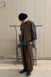 Aviva Jifei Xue cocoon wide-leg pants SS23-CWLP2-ACP bronze color